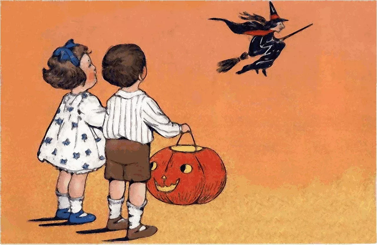 vintage halloween wallpaper