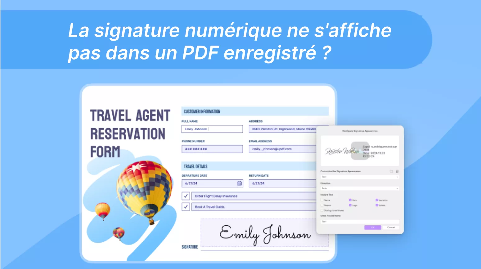 La signature numérique ne s'affiche pas dans un PDF enregistré ? (3 Solutions)