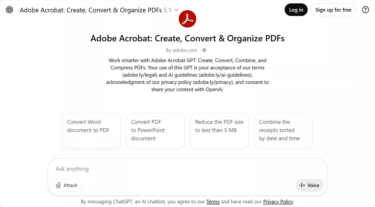 what is acrobat gpt
