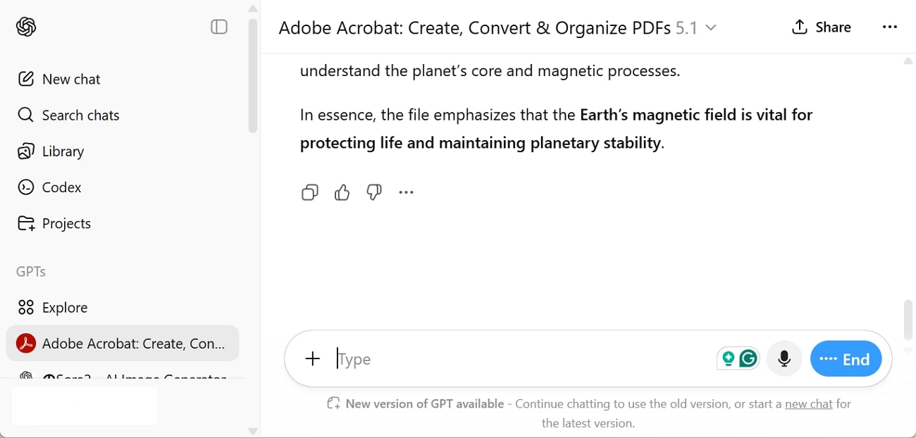 acrobat gpt 음성 입력