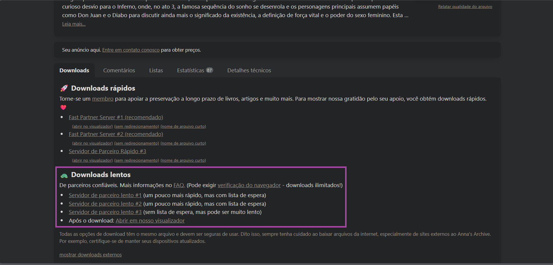 baixar quadrinhos em pdf em anna's archive