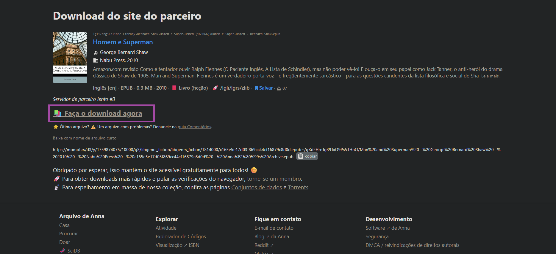 baixar quadrinhos em pdf em anna's archive