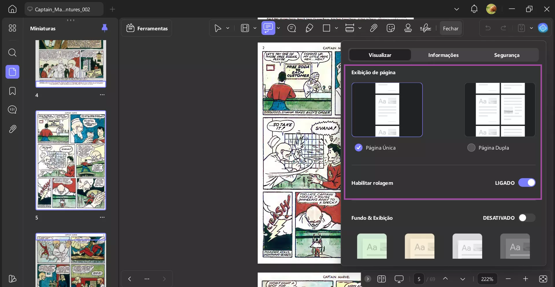 o updf permite que você abra e leia quadrinhos em pdf totalmente gratuitos
