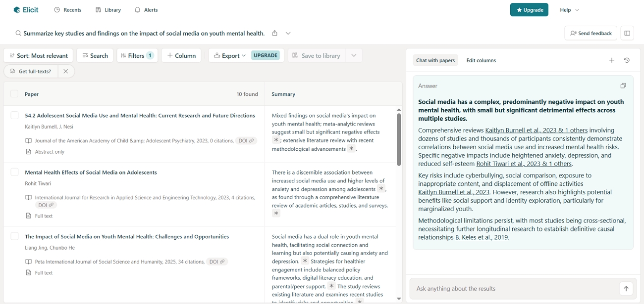 analyze huge amount studies elicit ai