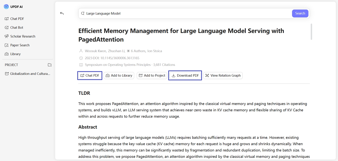 download paper search generated pdf