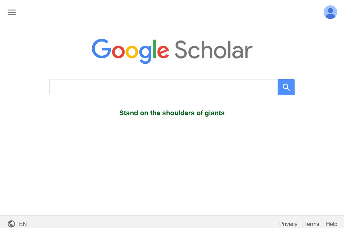 google scholar search engine