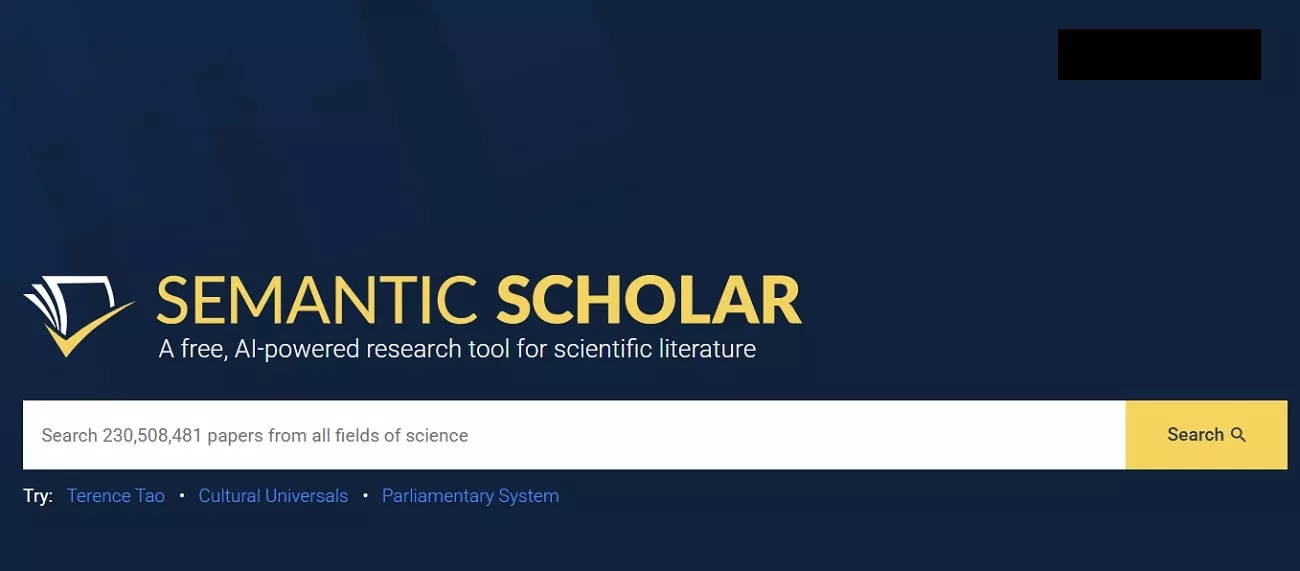 semantic scholar search engine