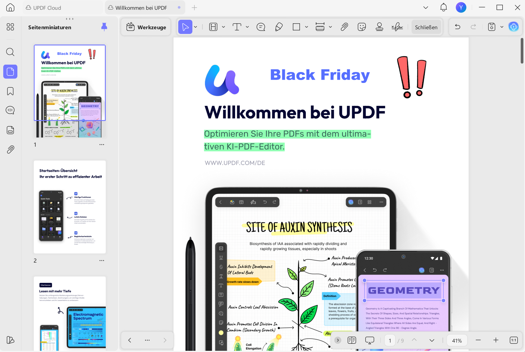 Zugriff über verschiedene Geräte hinweg