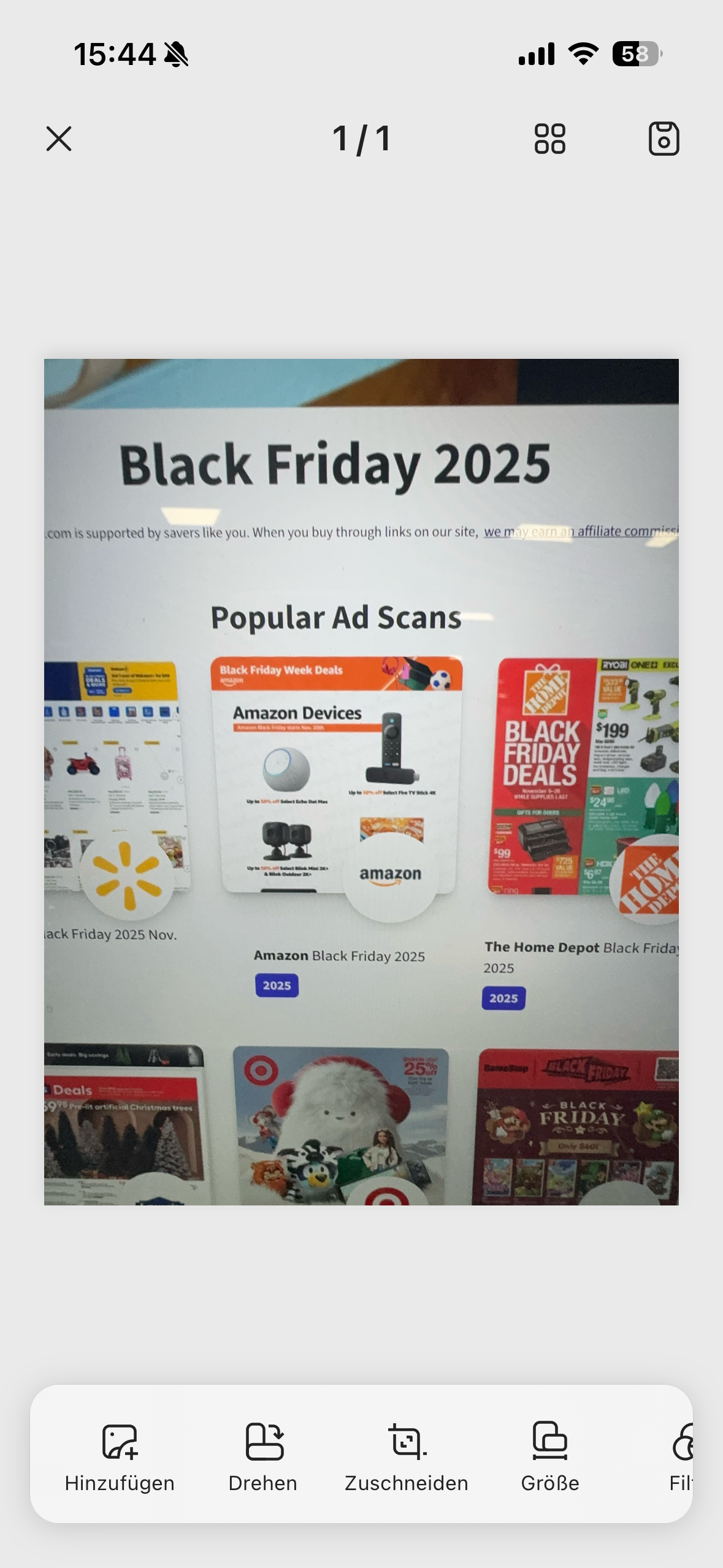 Andere Optionen auswählen