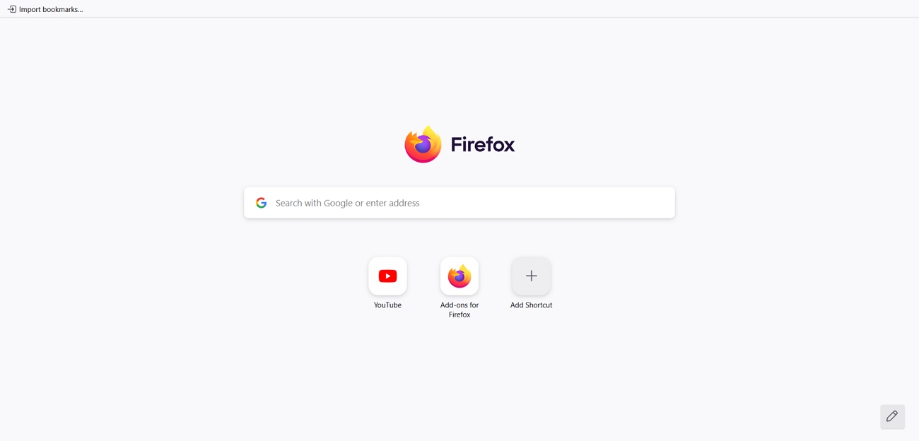 Verwenden Sie die Firefox-Anpassungssuche.