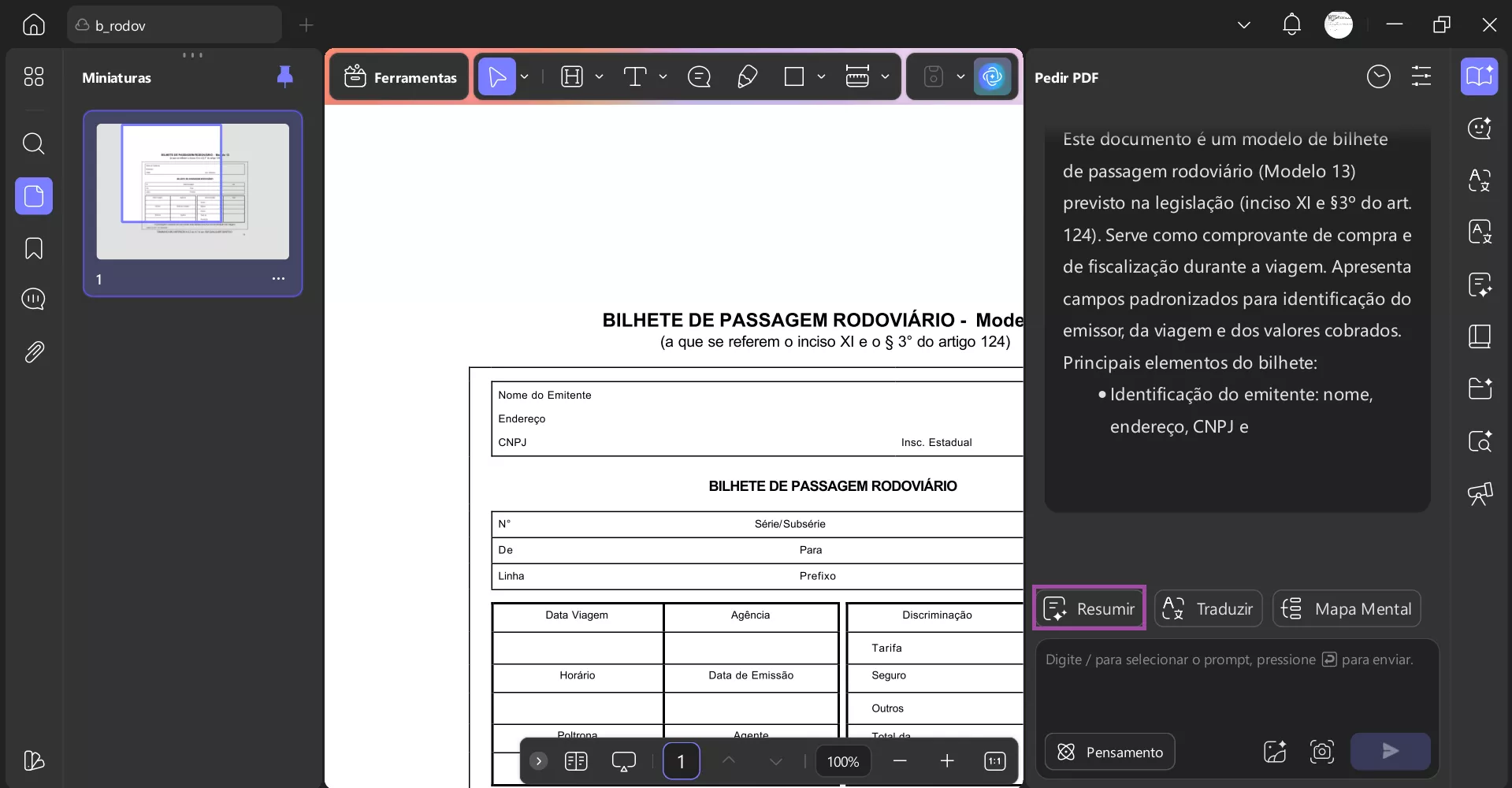 resumir pdfs no updf
