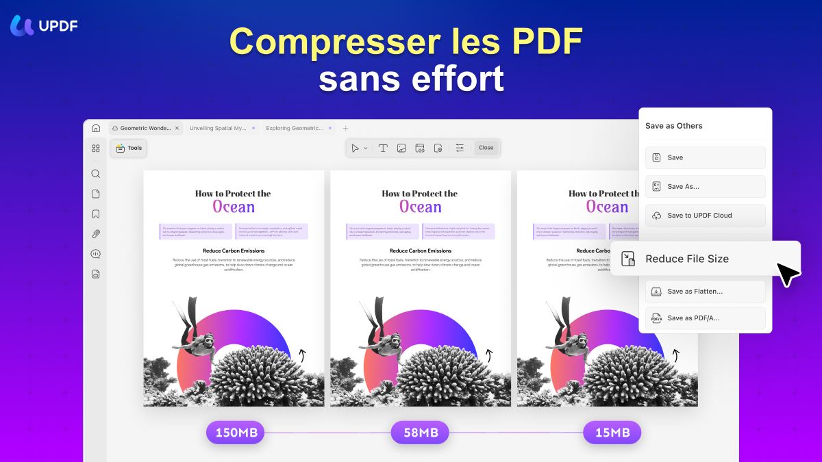compresser le PDF updf