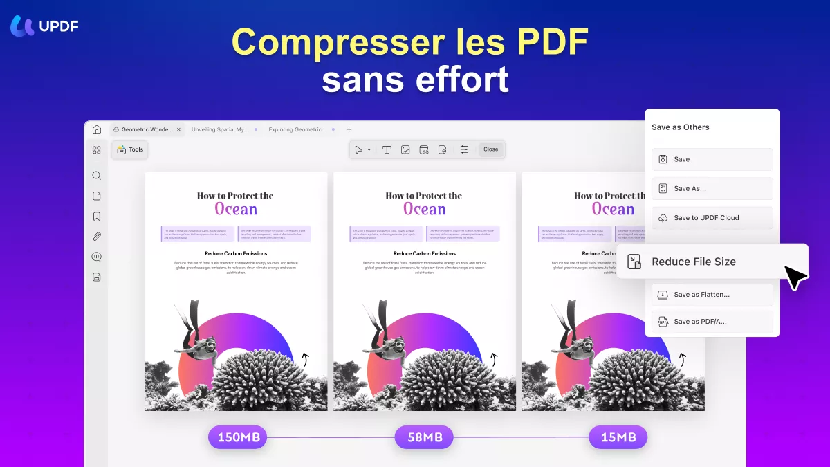 compresser le PDF updf