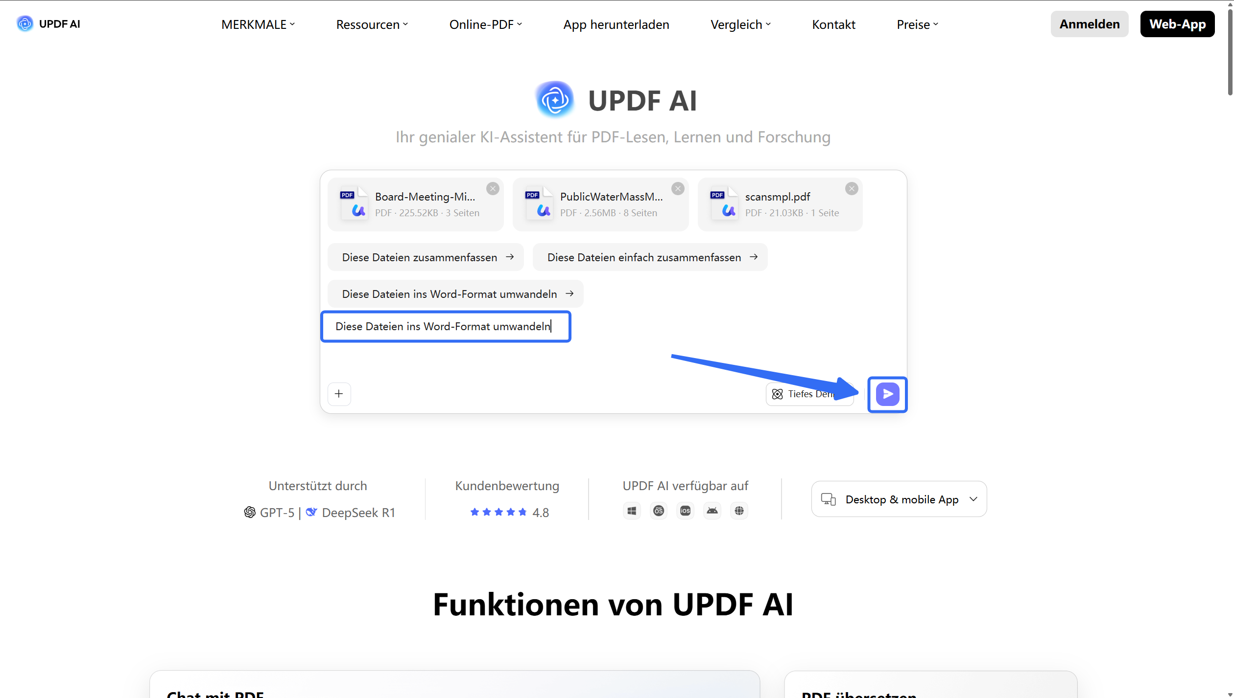 Diese Dateien ins Word-Format umwandeln