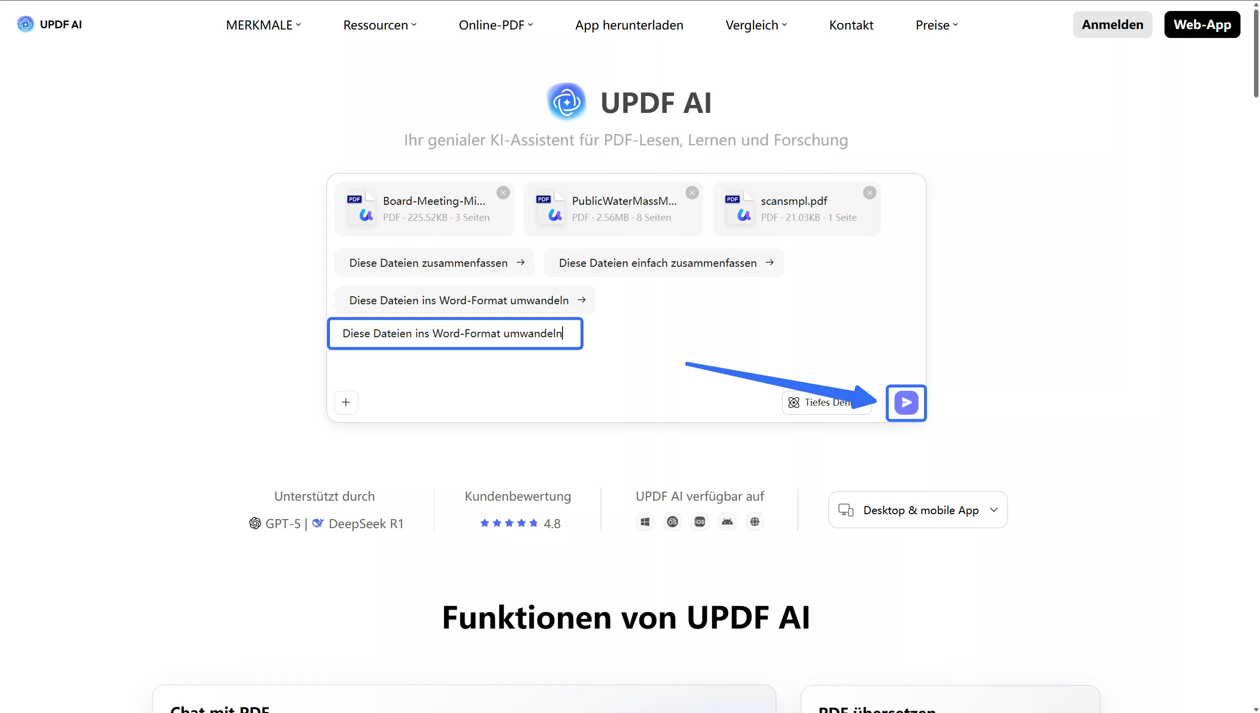 Diese Dateien ins Word-Format umwandeln