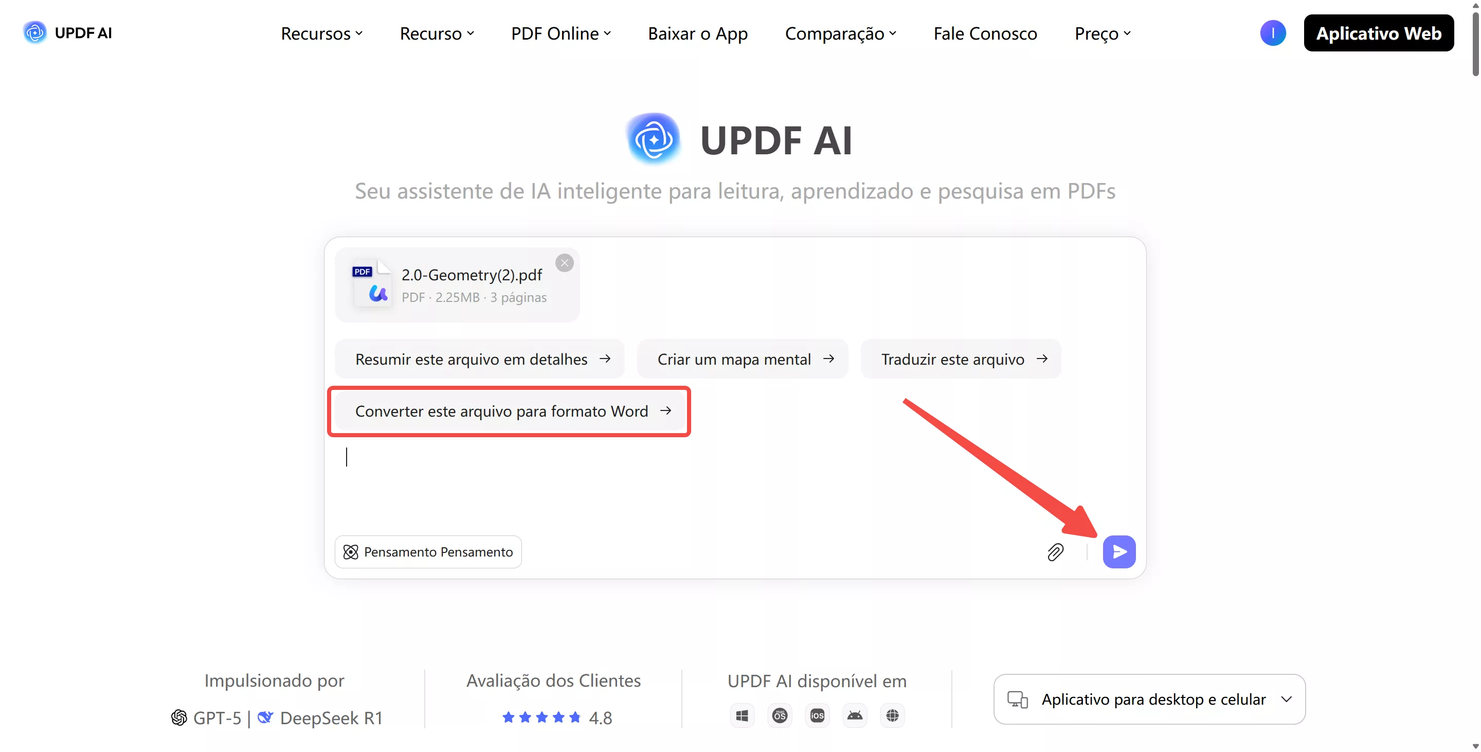 converter este arquivo para o formato word