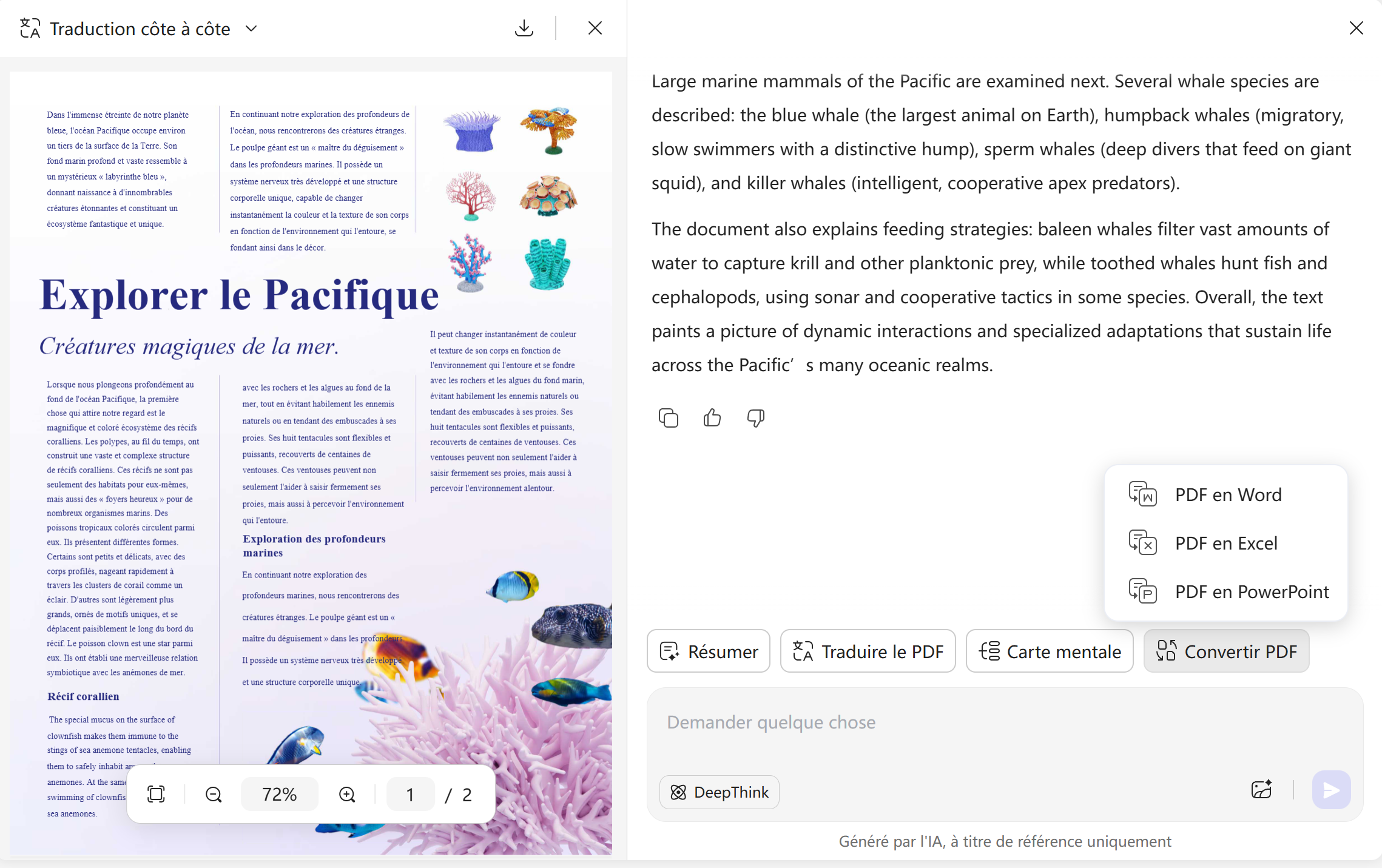 updf ai online covert single pdf