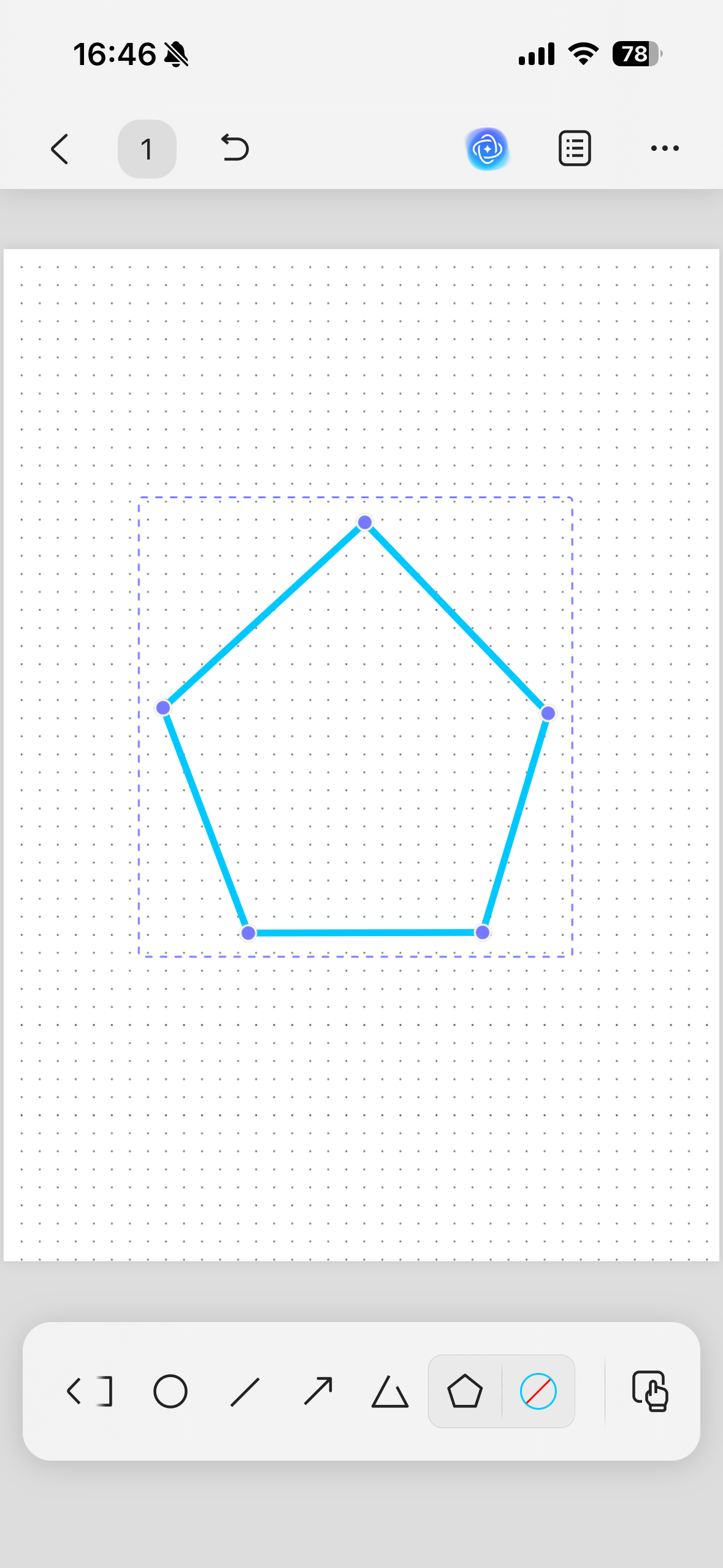 draw polygons updf ios