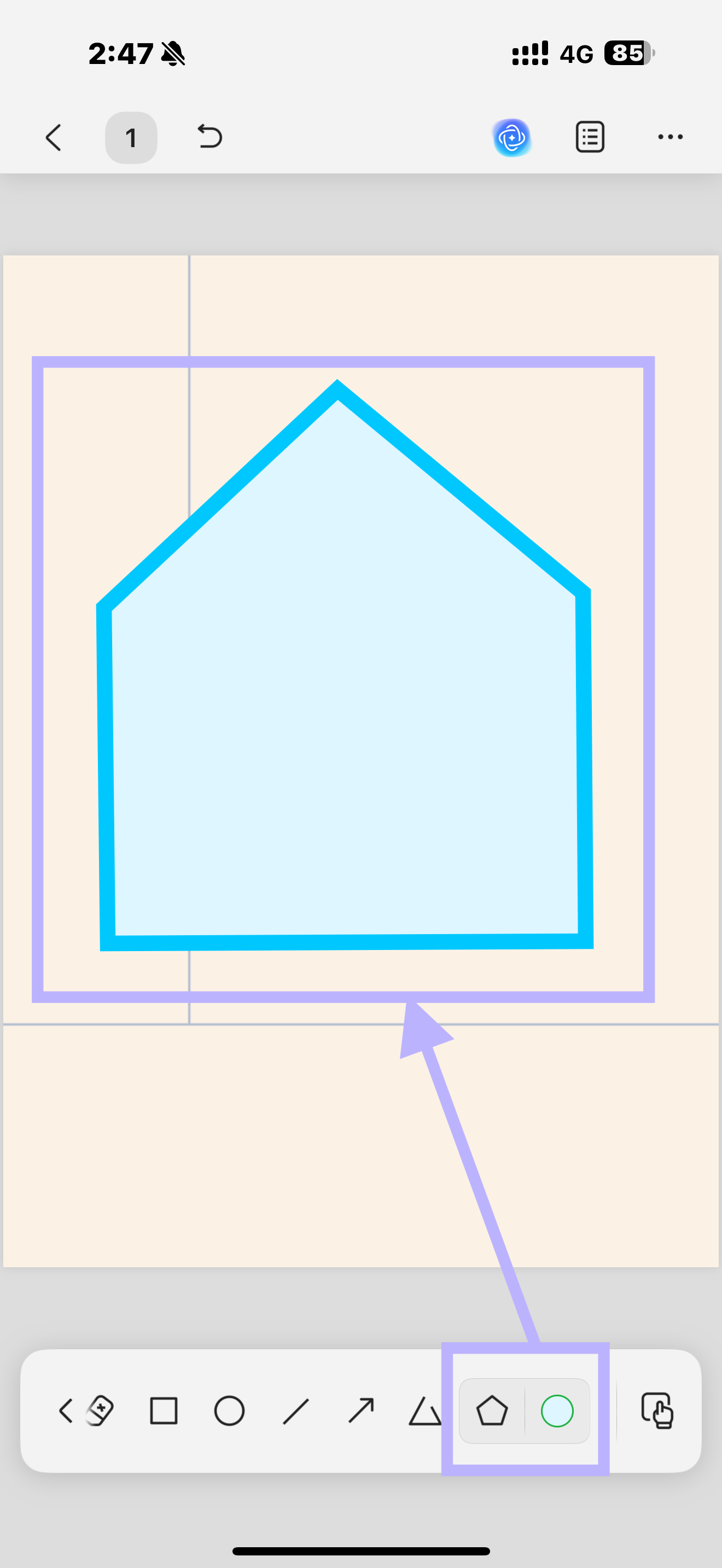 draw polygons updf ios