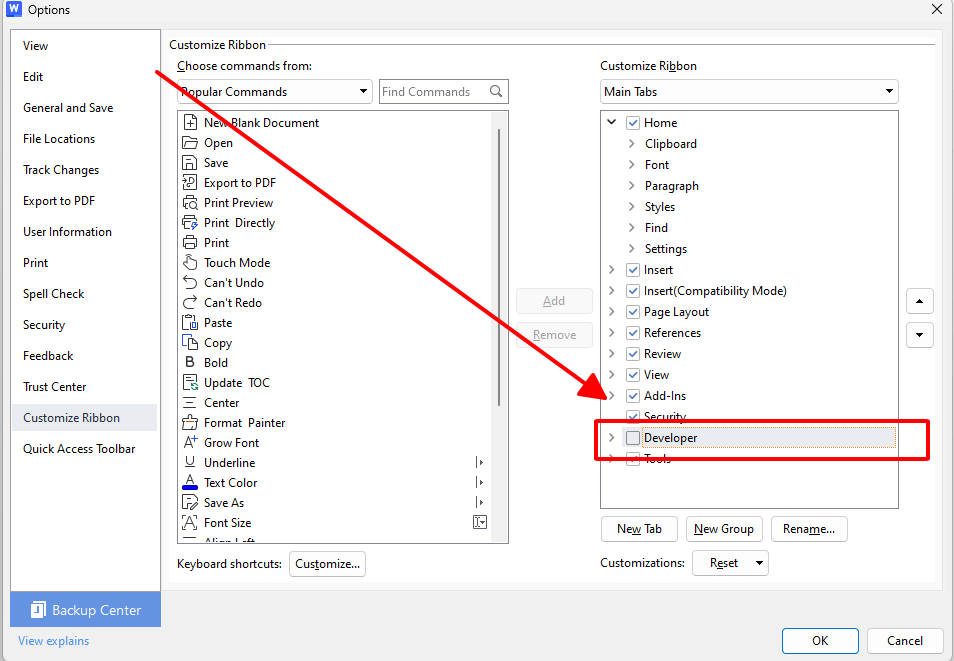 enable-developer-mode