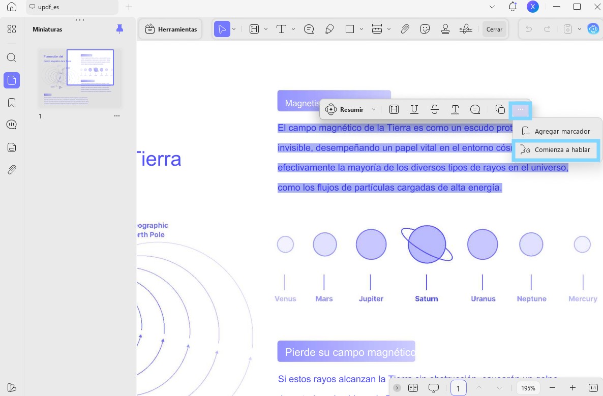updf read aloud wins