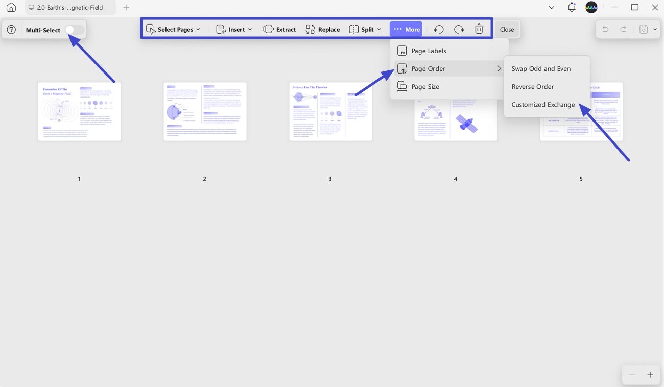 organize pdfs updf pdf editor