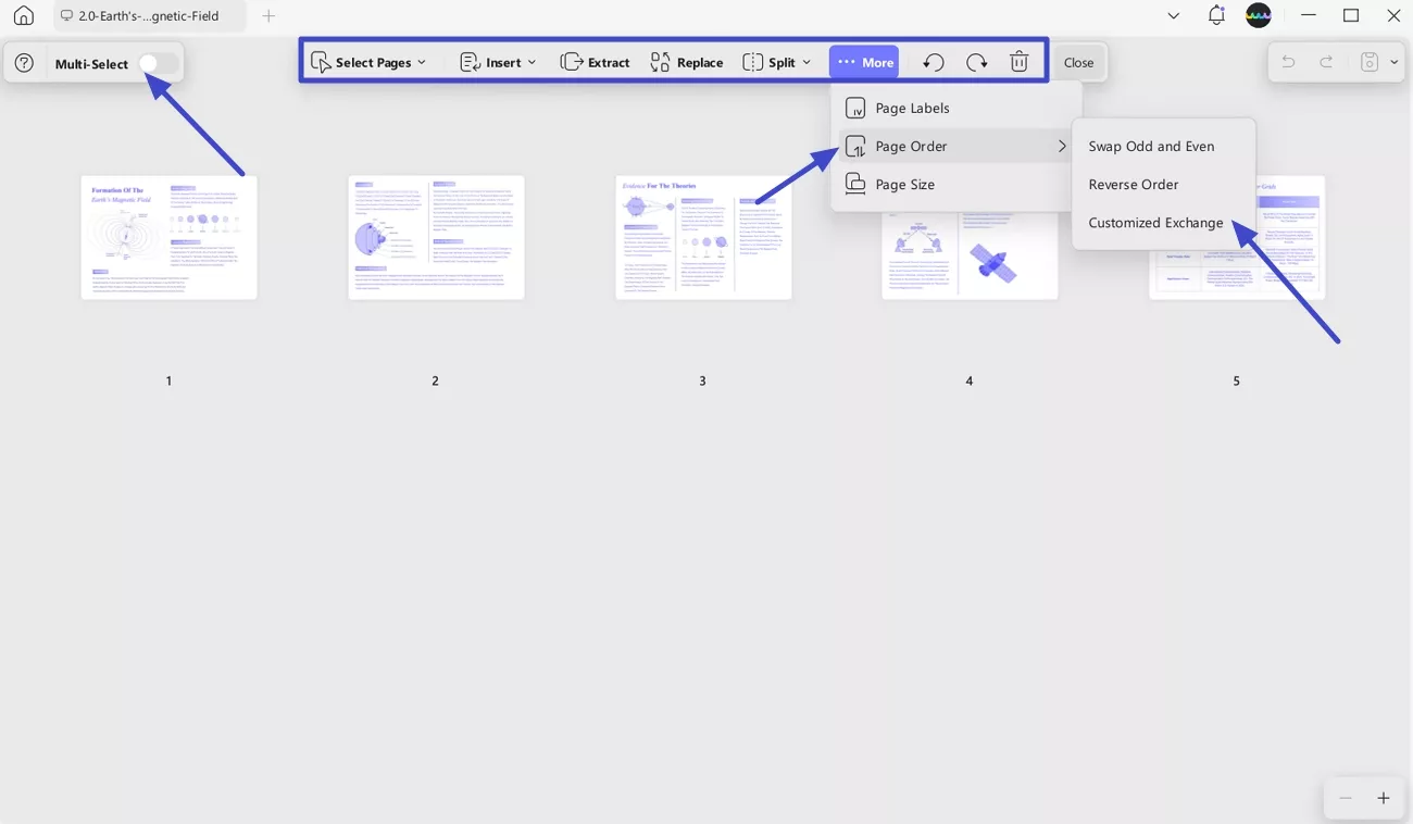organize pdfs updf pdf editor