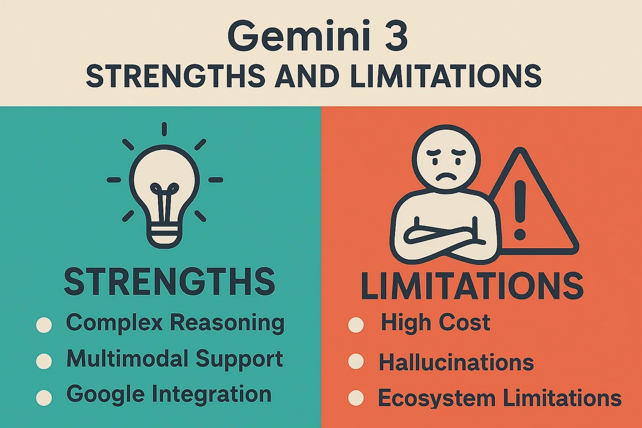 strengths limitations gemini 3