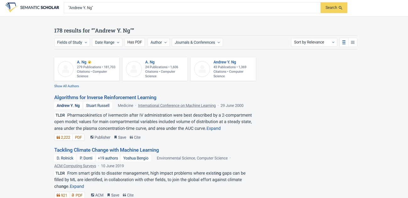 ai semantic scholar analyze academic paper