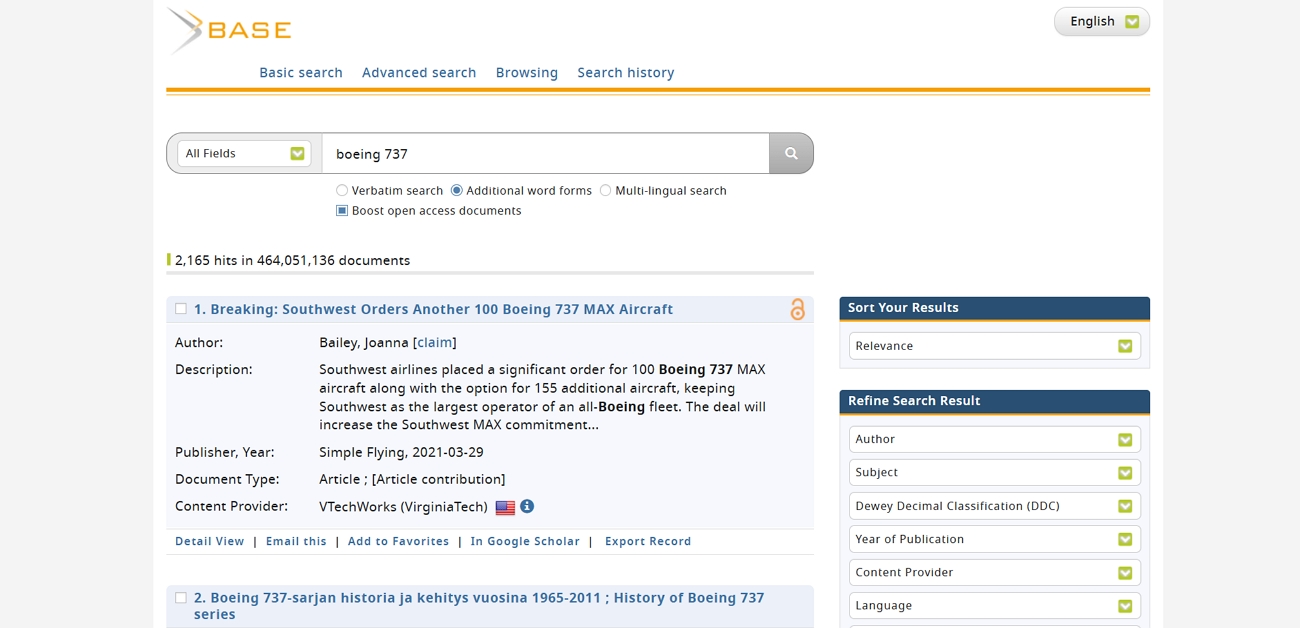 try base platform academic data collection
