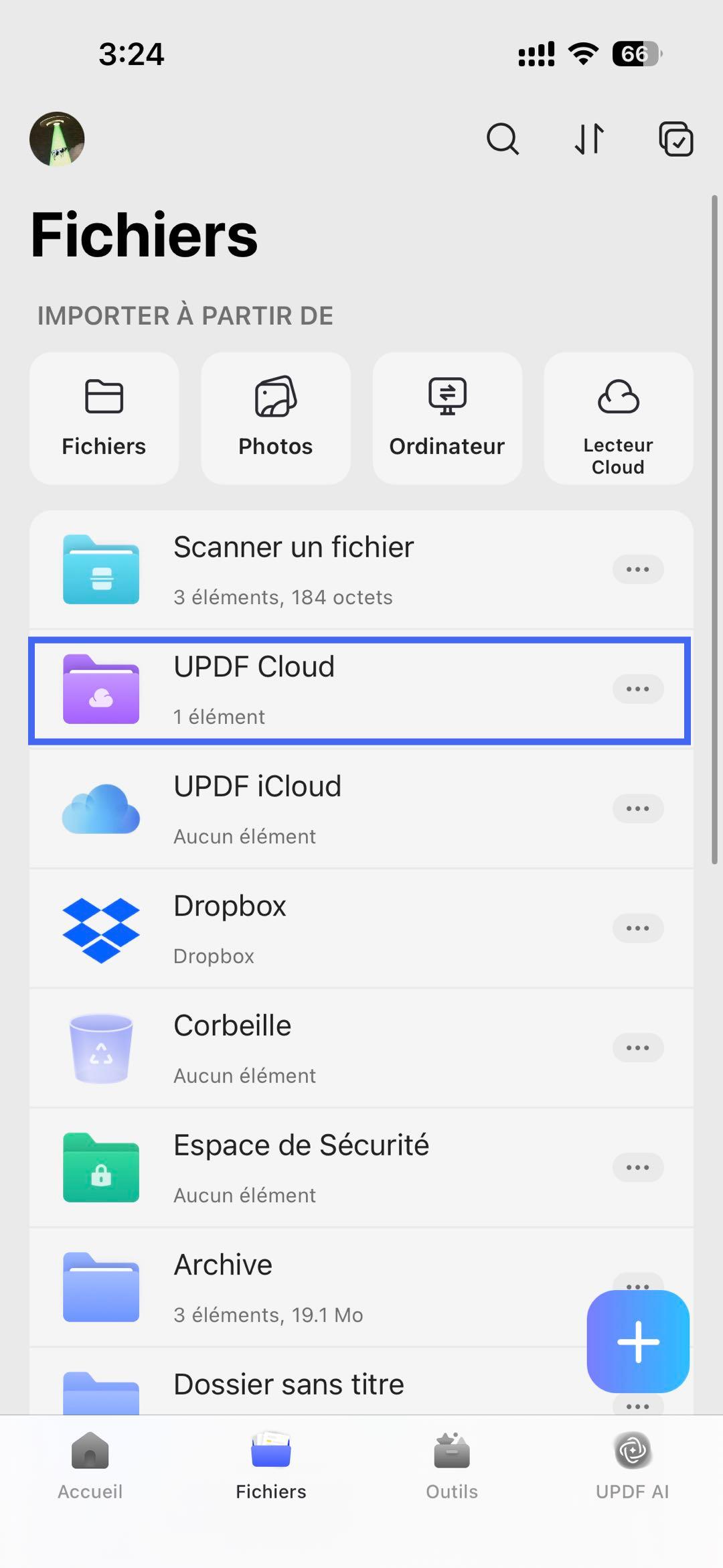 Se connecter à iCloud