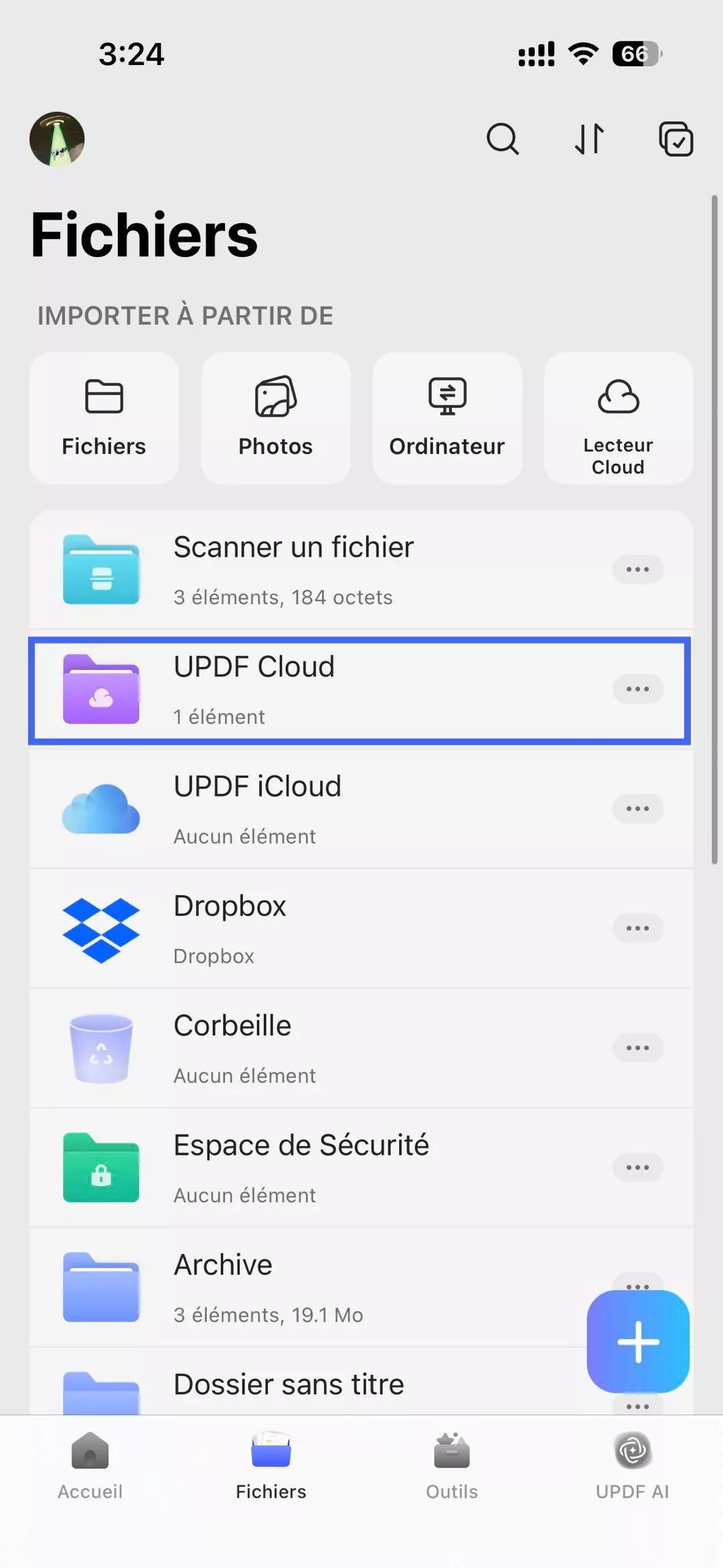 Se connecter à iCloud