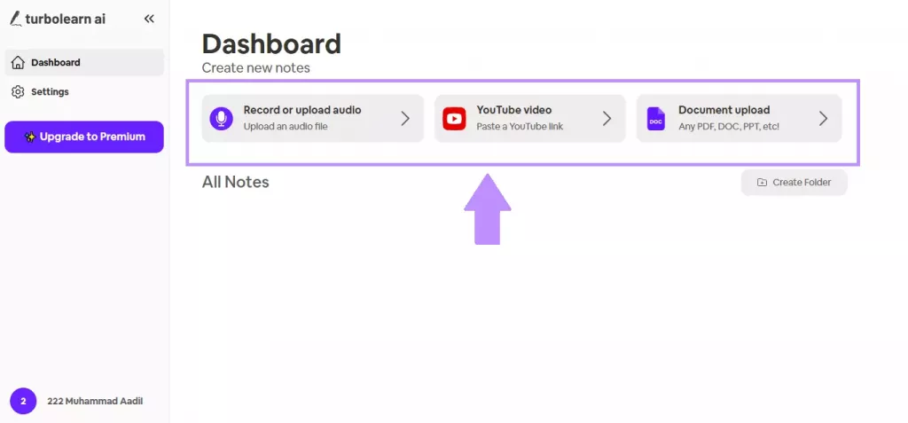 Turbolearn AI 儀表板
