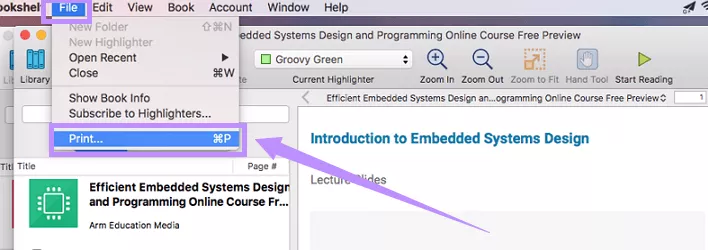 將 Bookshelf 轉換為 PDF 文件