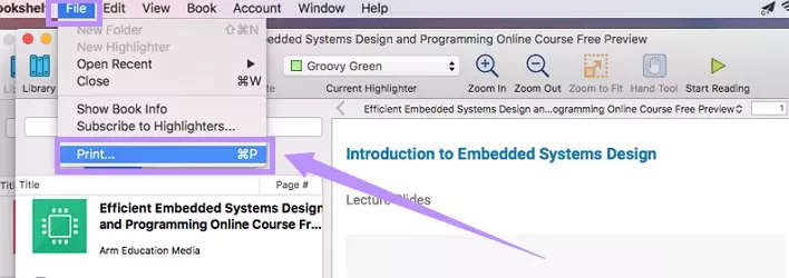 將 Bookshelf 轉換為 PDF 文件