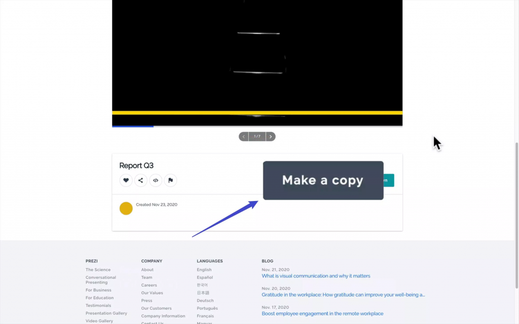 Prezi 轉存為 PDF 文檔