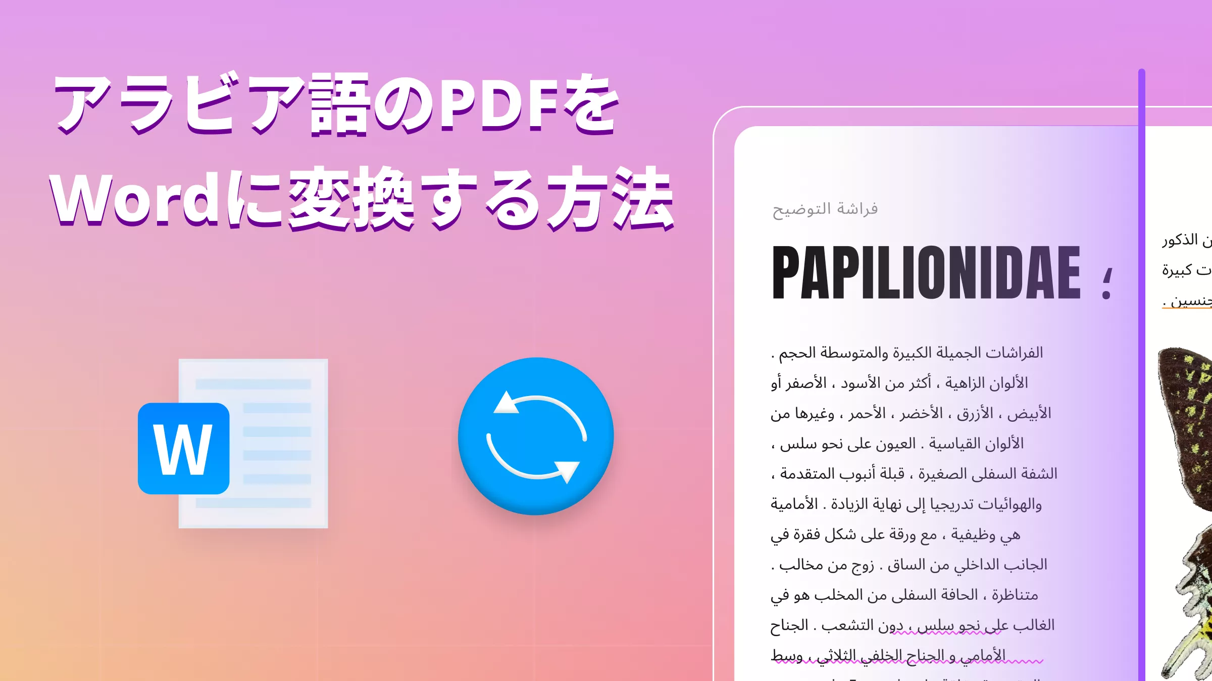 アラビア語のPDFをフォーマットを失わずにWordに変換する方法（簡単なガイド）