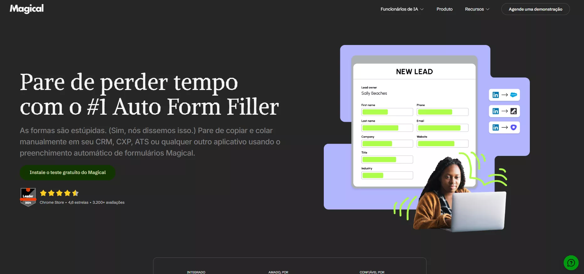 preencher formulário