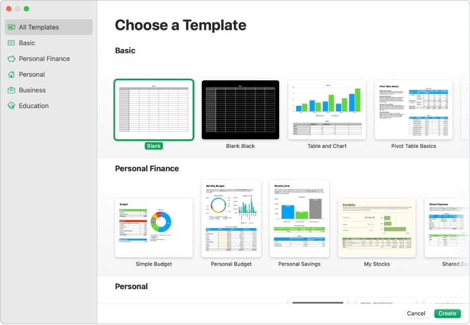 mac xlsx files numbers app