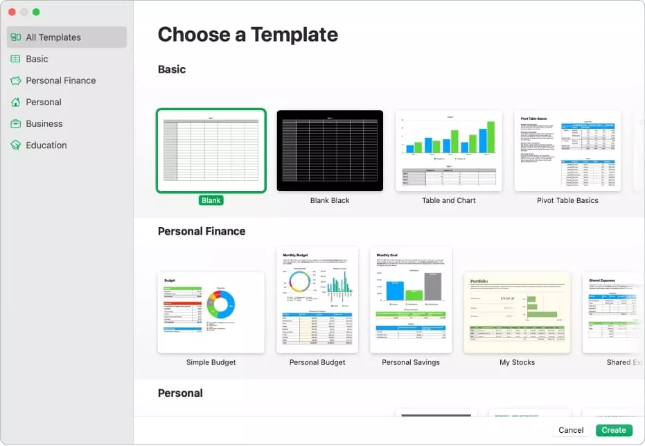 mac xlsx files numbers app
