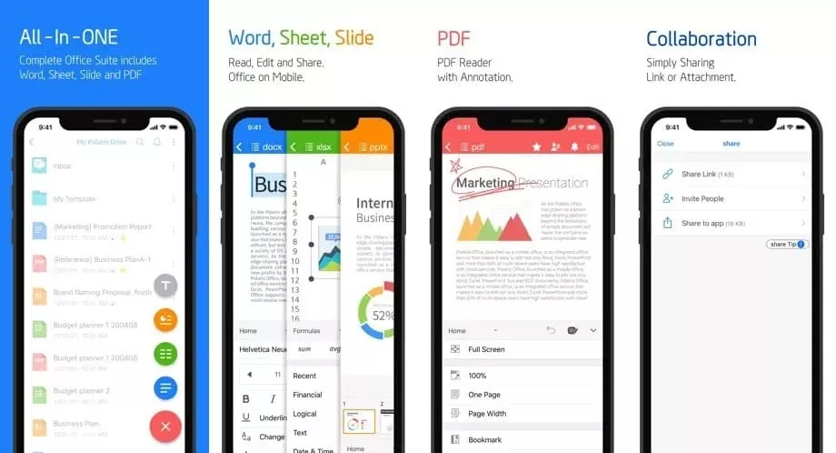 view xlsx files polaris office app