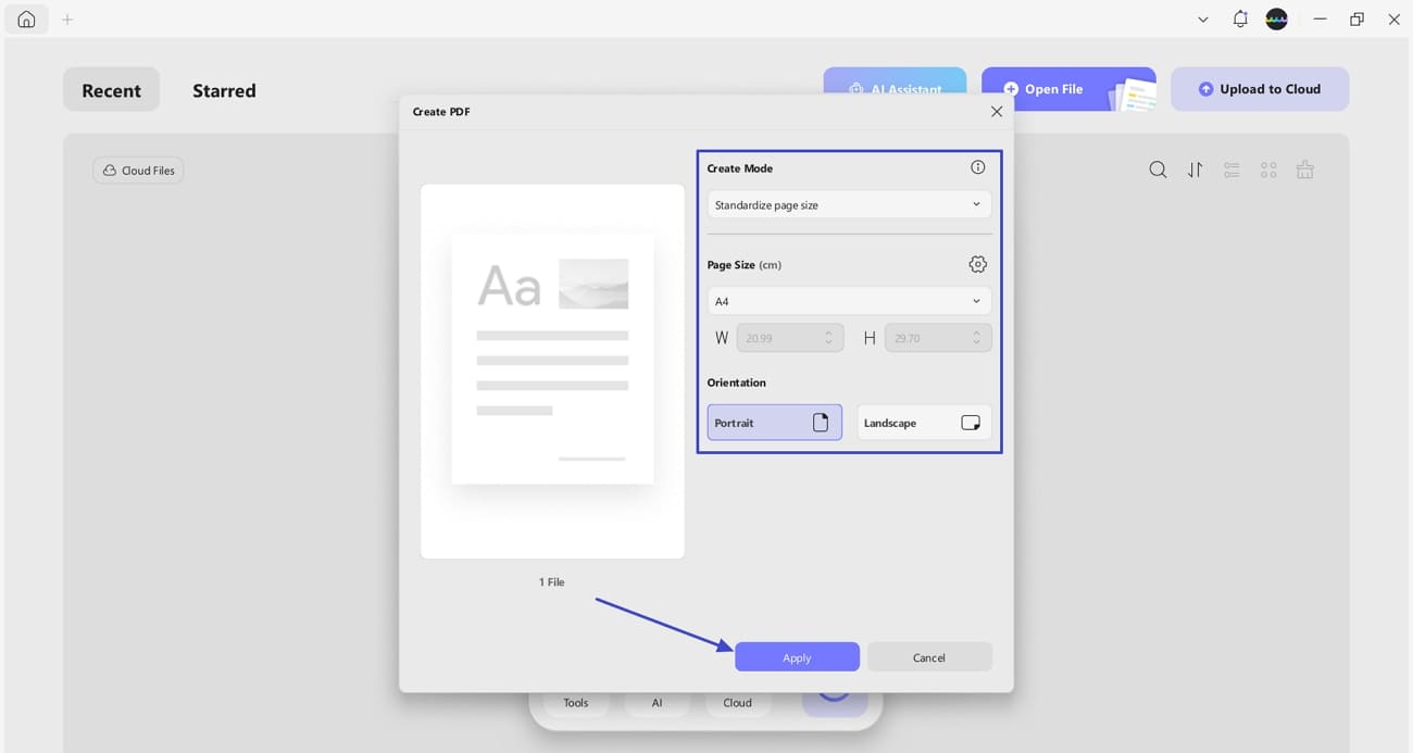  create pdf with excel