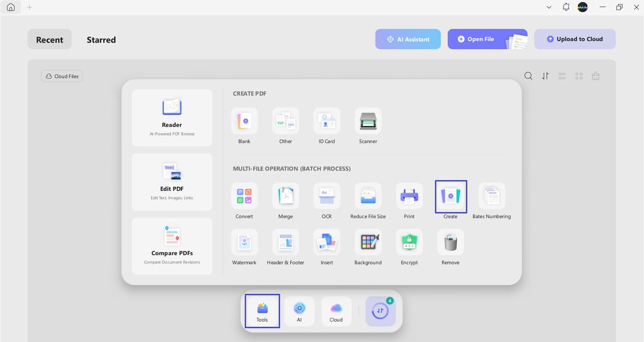 create batch pdf updf