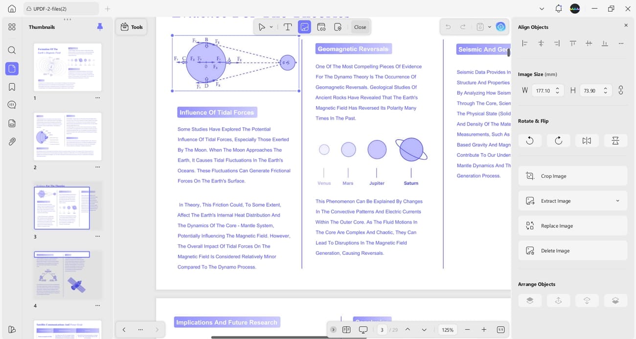 use updf edit pdf image