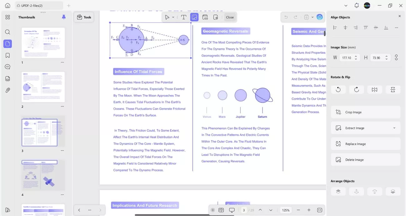 use updf edit pdf image