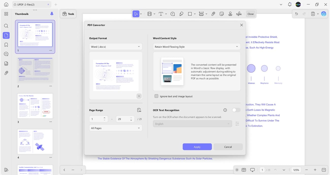 convert pdf other formats