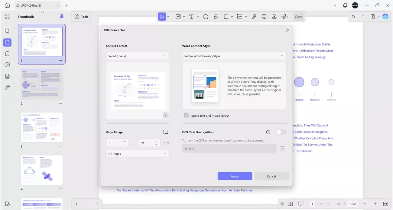 convert pdf other formats