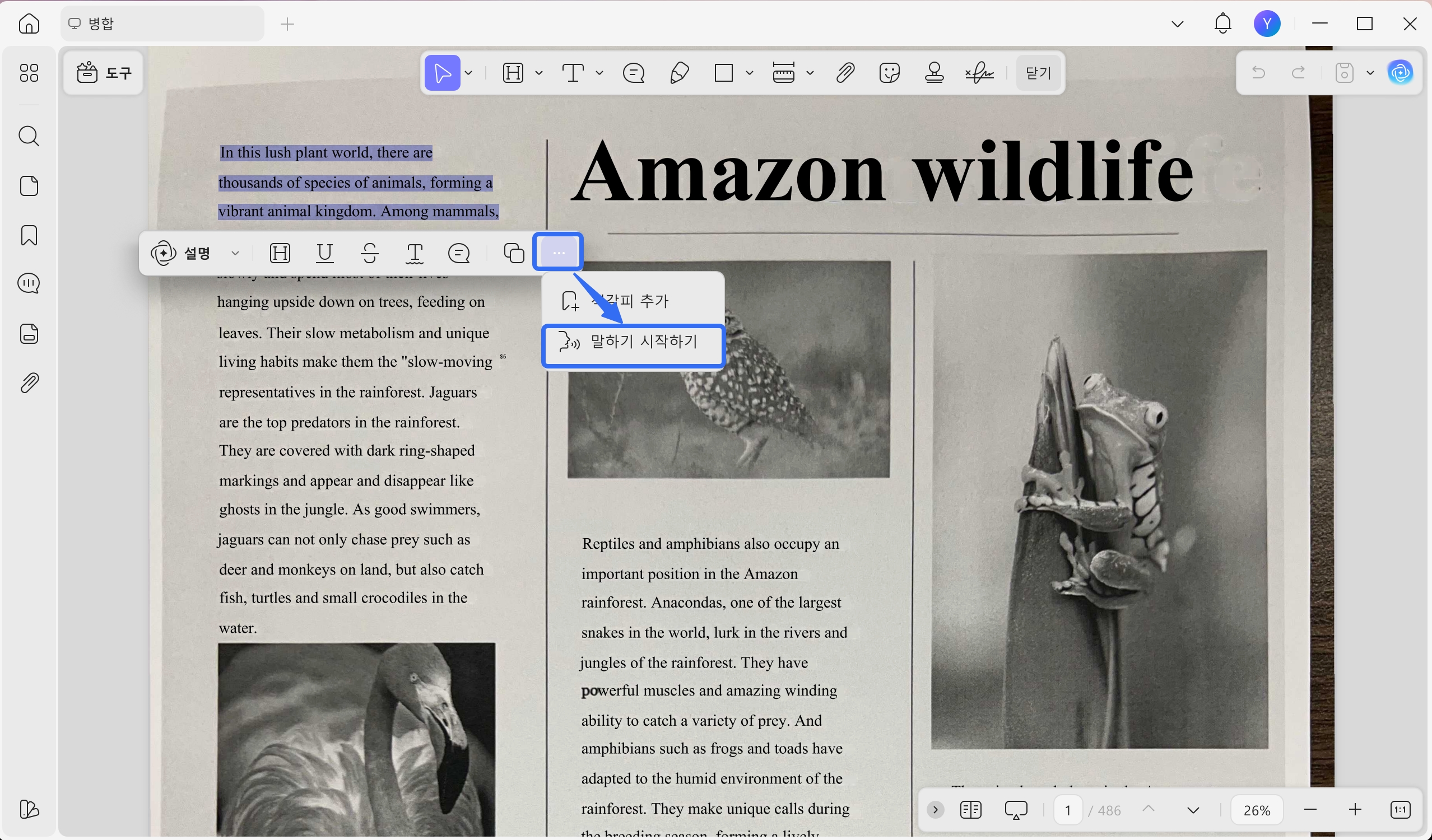 updf read aloud wins