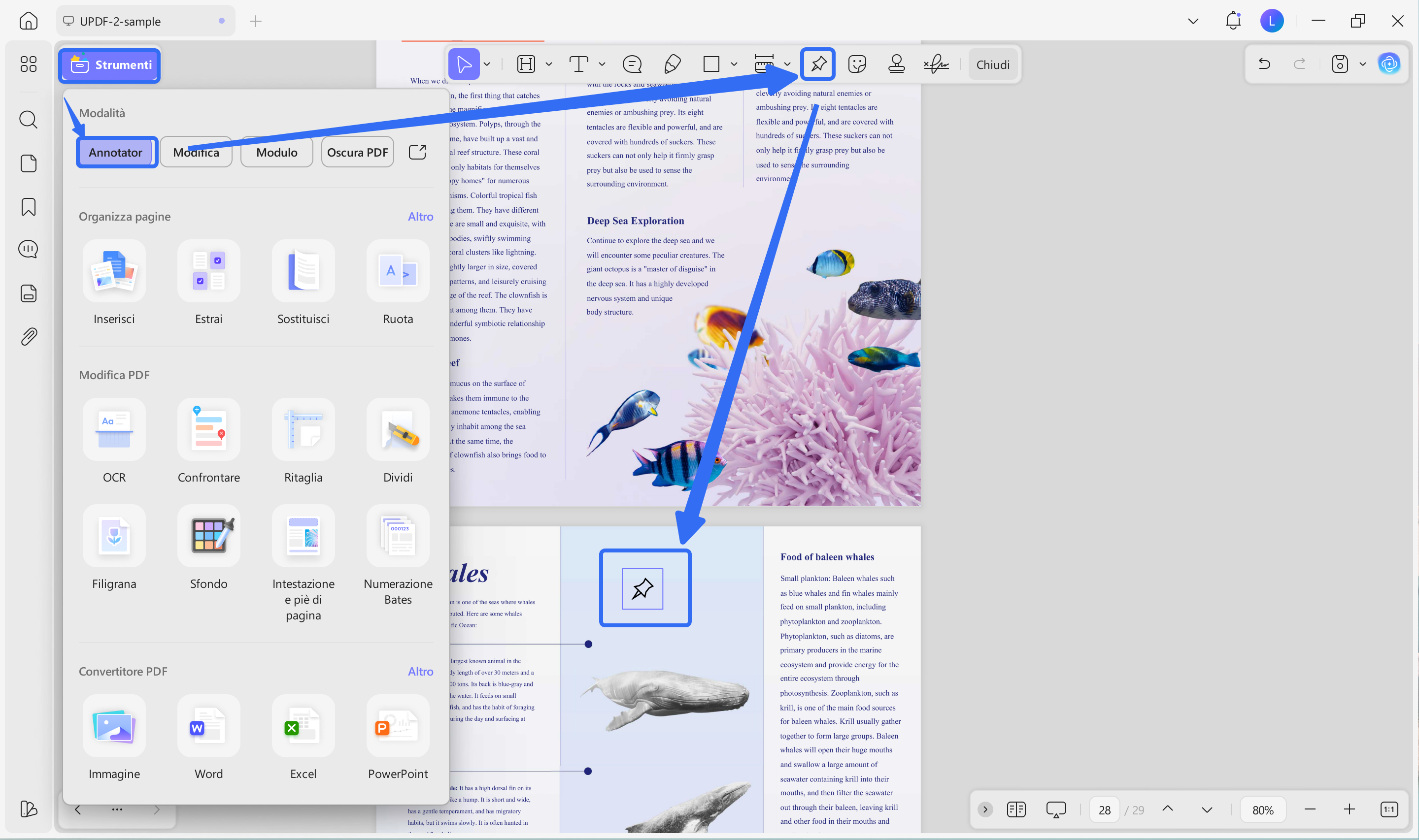Attach google map to pdf with UPDF on windows