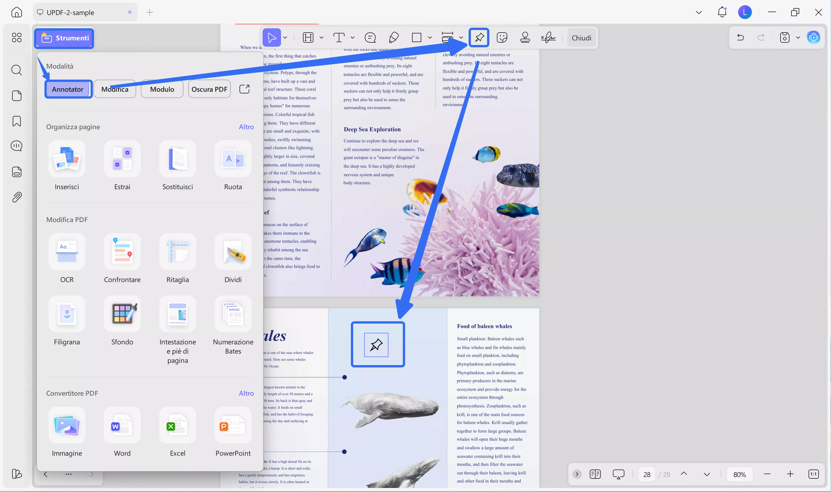 Attach google map to pdf with UPDF on windows